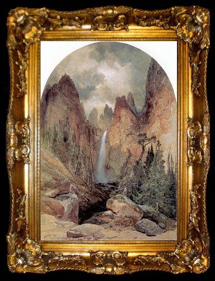 framed  Moran, Thomas Tower Falls, ta009-2